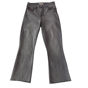 L’AGENCE Kendra High Rise Cropped Flare Misty Grey Size 25
